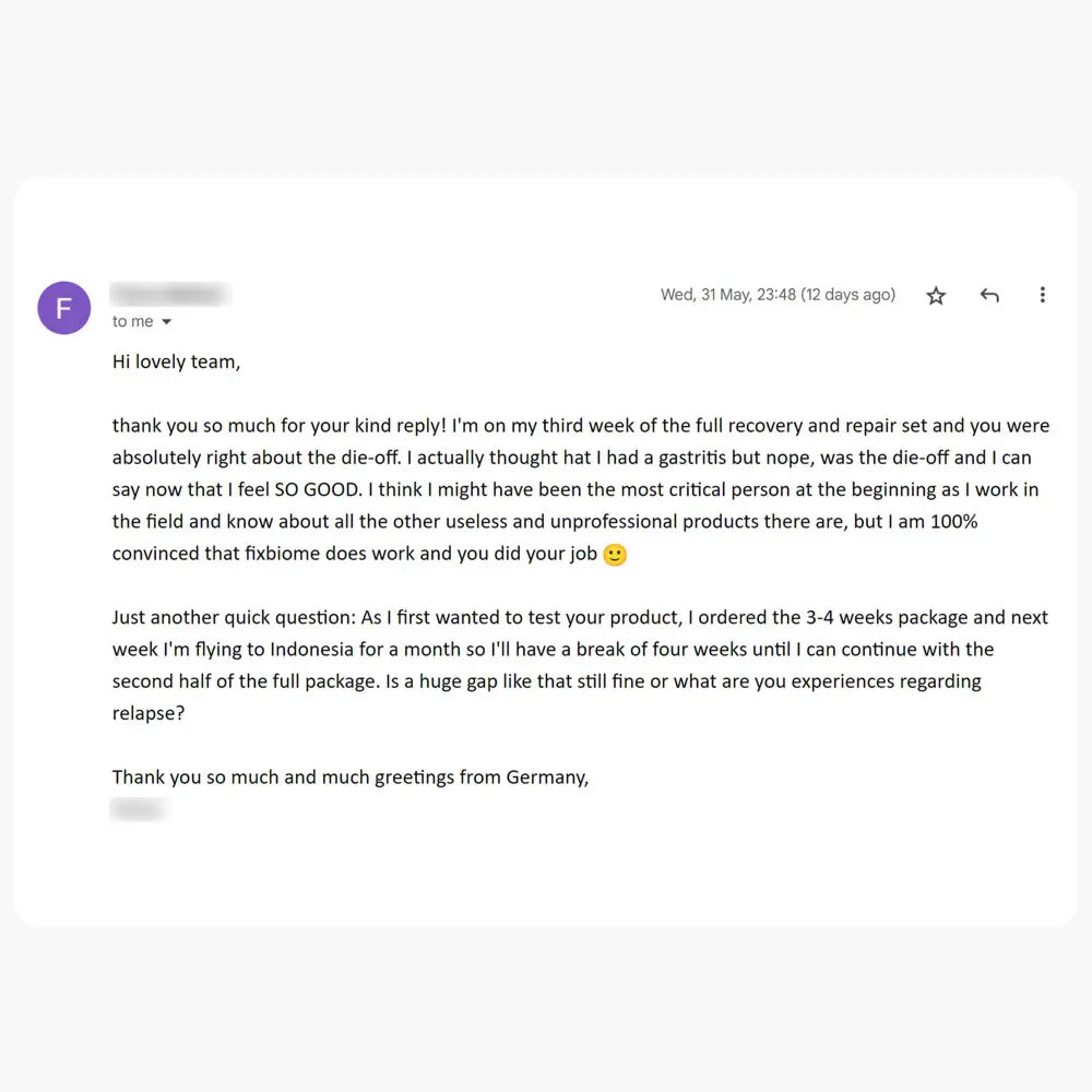 Gut Health Maintenance System